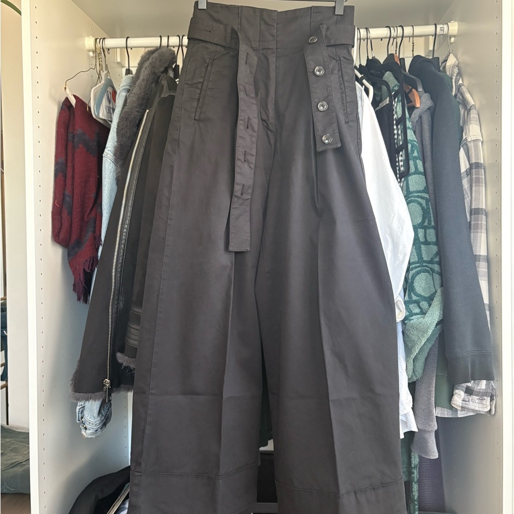 Kotn wide leg black trouser